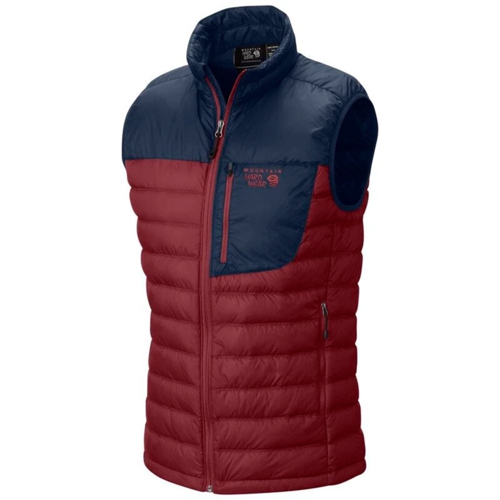 Mountain Hardwear Men's Red and Navy Insulated Vest